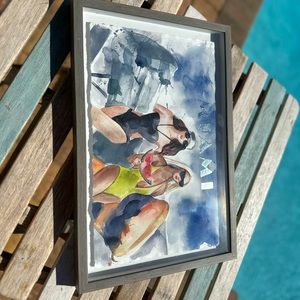 Two Framed Giclee Parez Taj